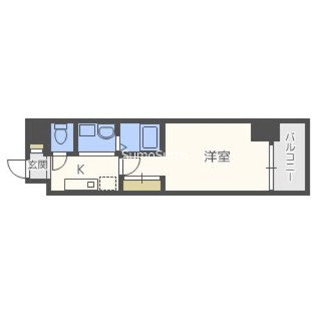 芦原橋駅 徒歩5分 10階の物件間取画像